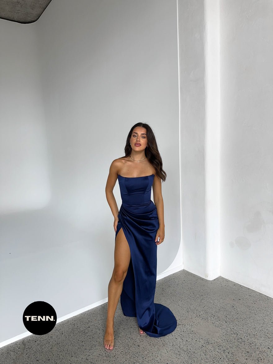 Lia Stublla Amity Gown - Dark blue photo 4