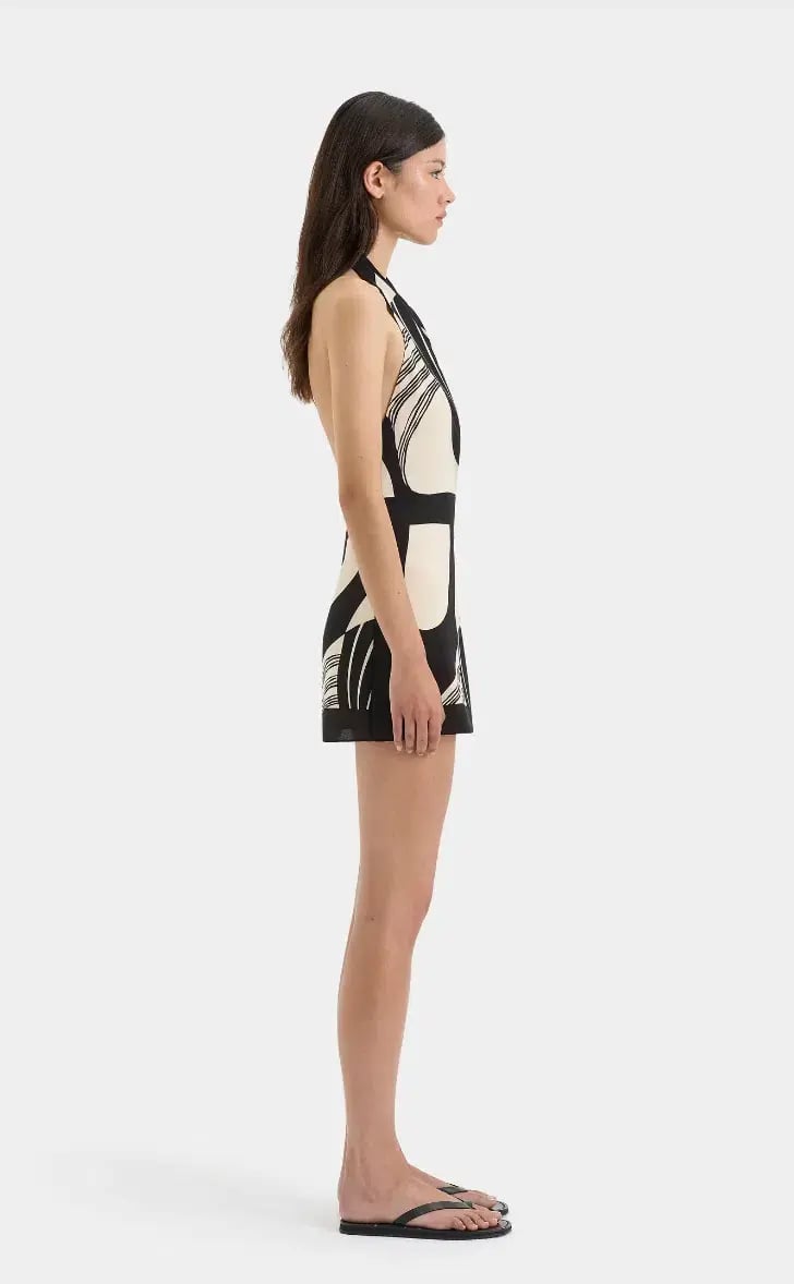 Sir the Label Realisme Wrap Halter Mini Dress - size 1 photo 3