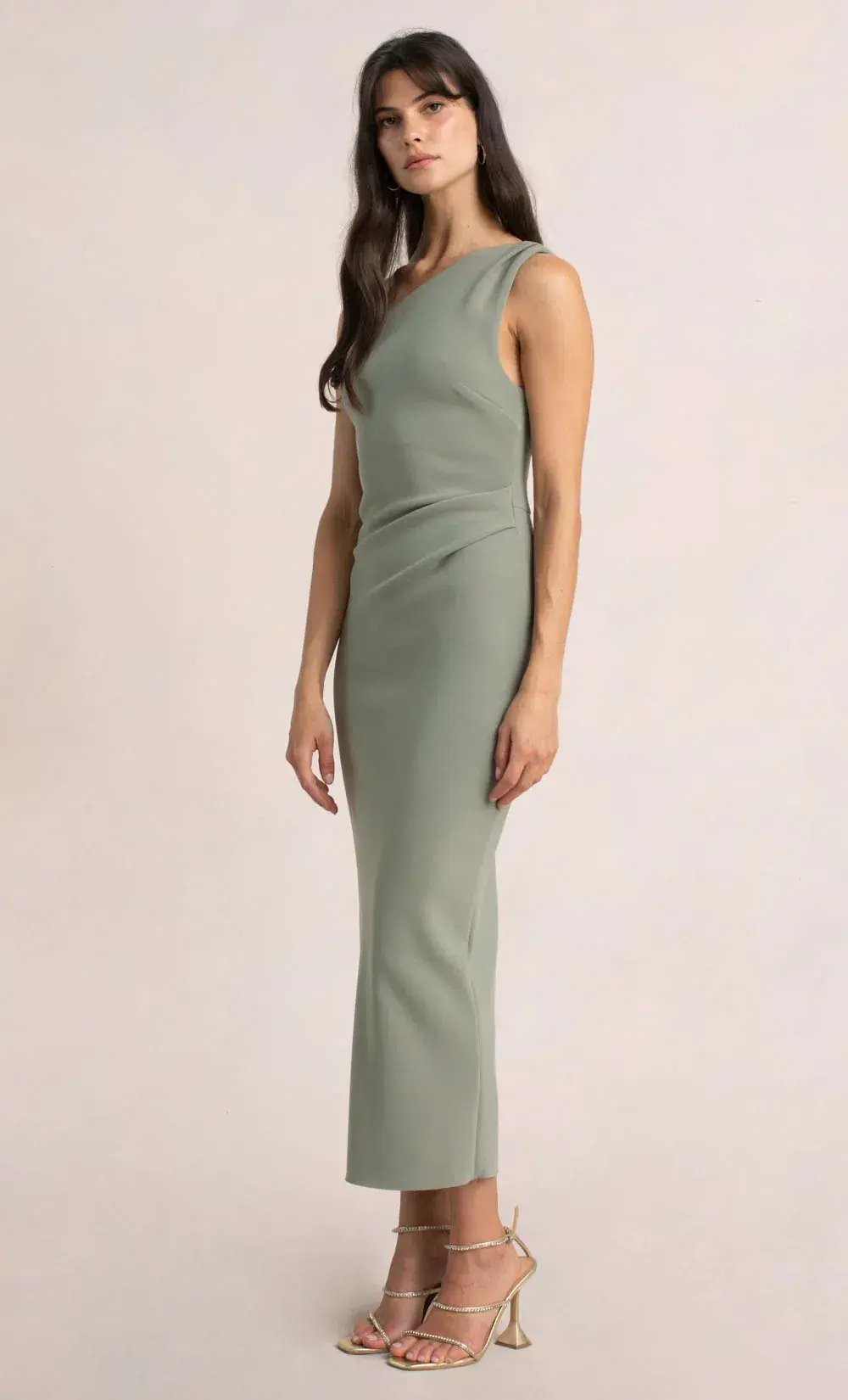 Bec & Bridge Be Mine Asym Dress Sage Size 6 photo 2