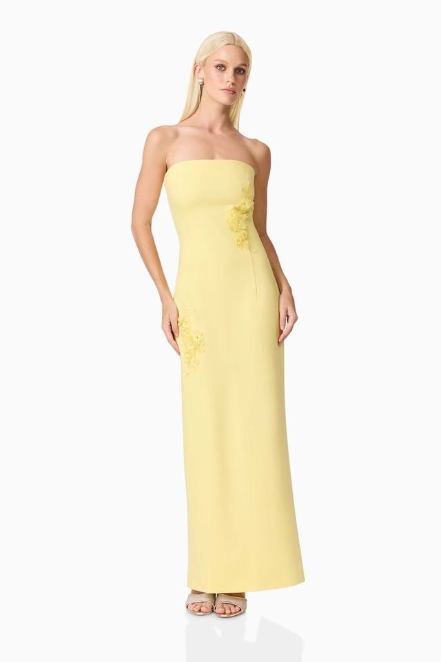 Elliatt Evee Maxi Dress - Lemon photo 3