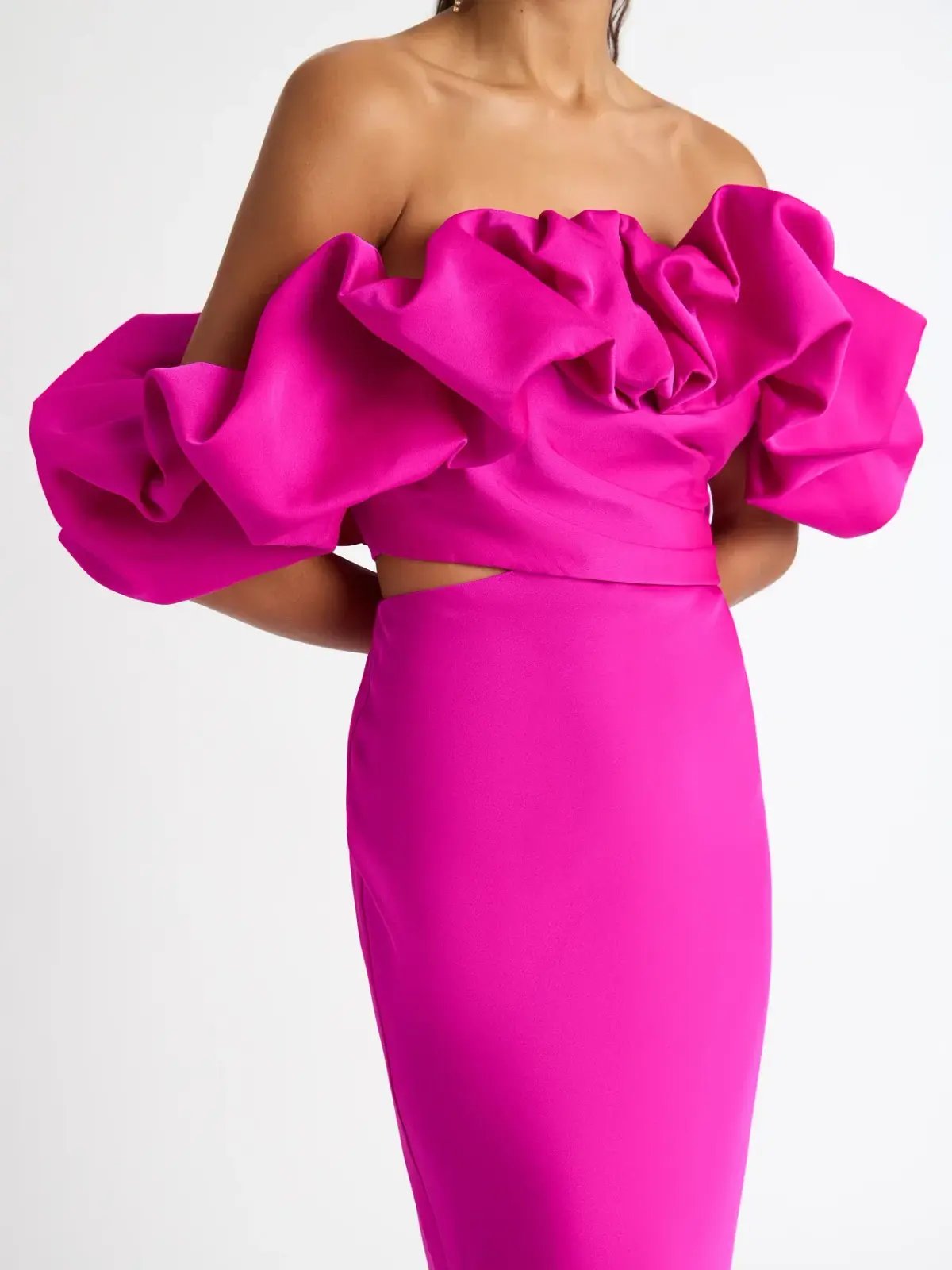 Sheike Margot Maxi Dress Pink Size 6 photo 3