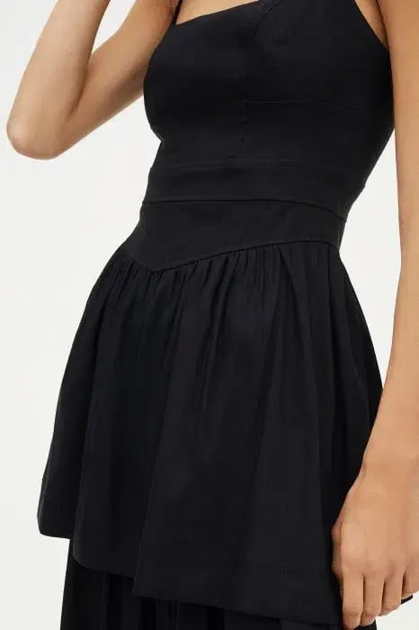 Manning Cartell Girl On Film Midi Dress Black Size 6 photo 3