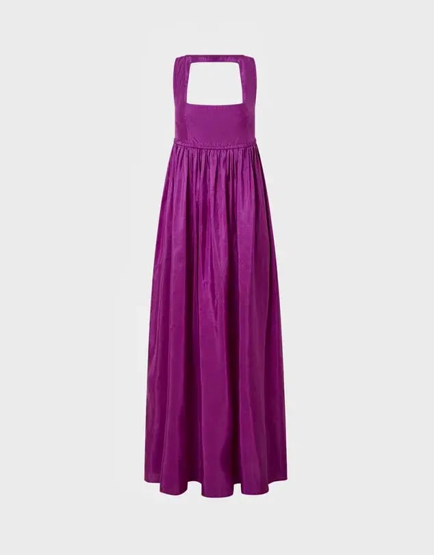 Oroton Strappy Maxi Sundress In Magenta Size AU 8 photo 5