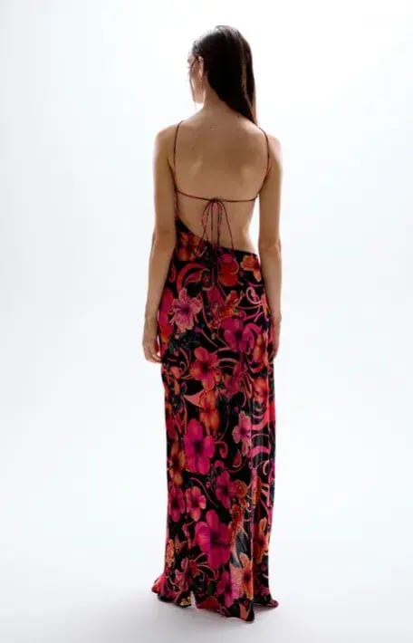Cin Cin Villa Cut Out Maxi Dress Hibiscus Pink Size XS / AU 6 photo 3