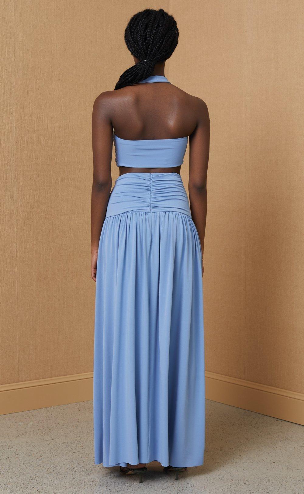 Bec & Bridge Minx Bandeau Top Dusk Blue Size 8 photo 4