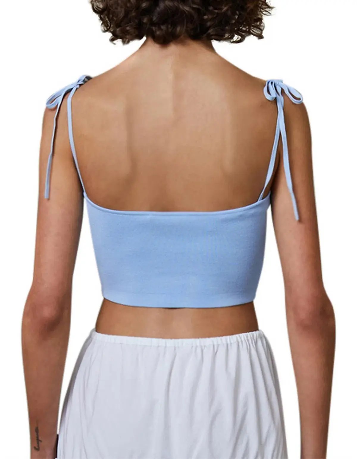 Bec & Bridge Lola Sleveless Sky Blue Crop Top Blue Size 10 photo 2