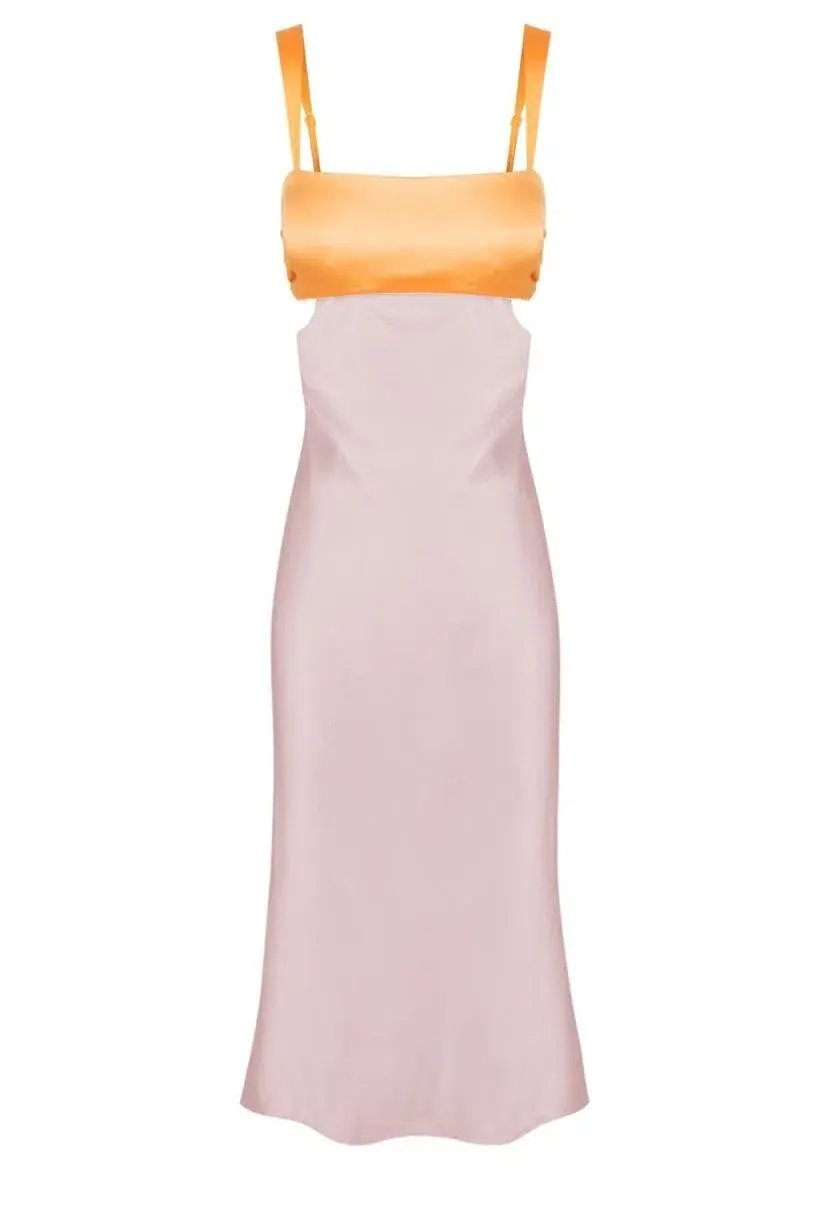 Hansen & Gretel Felicity Dress In Apricot/Lilac Size 6 photo 5