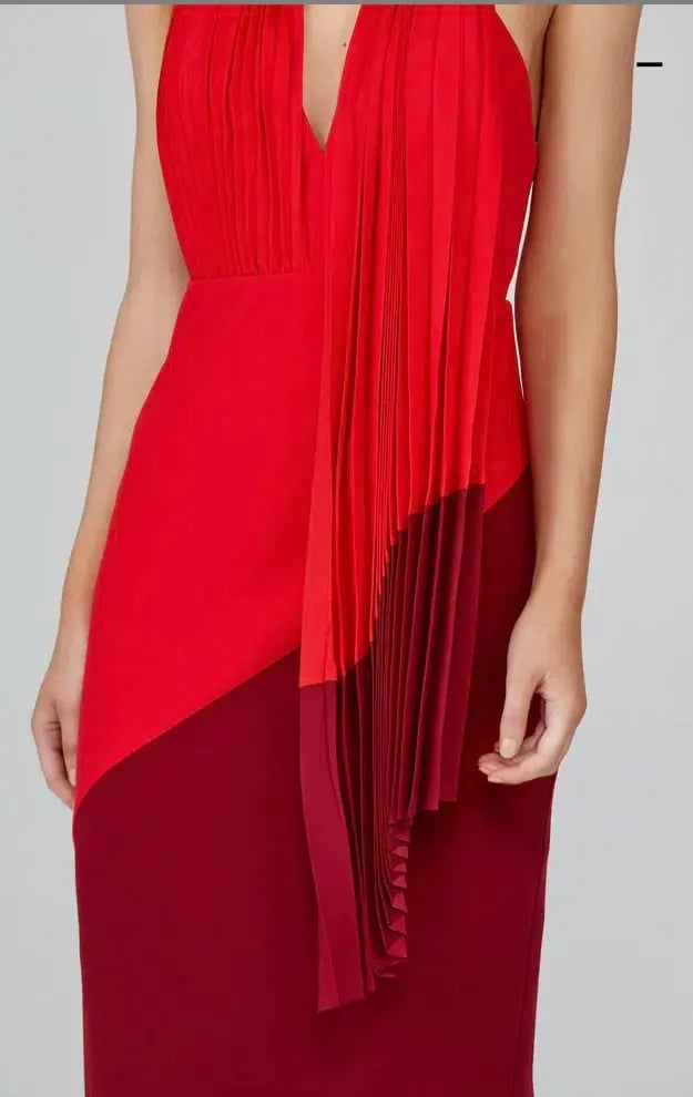 Acler Flora Dress Red Size 8 photo 6