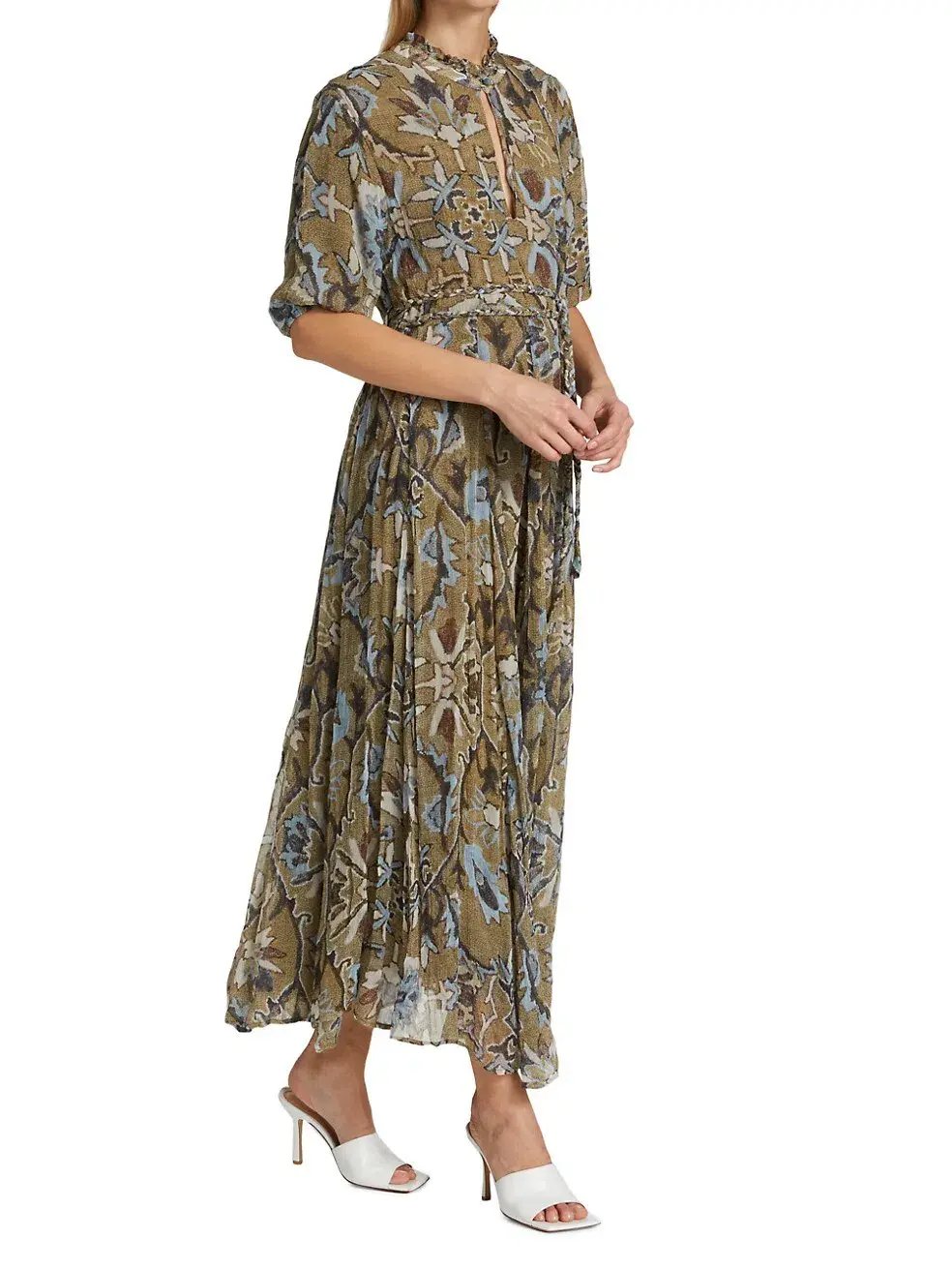 Hannah Artwear Oceanus Maxi Dress in Shaila Print Size 12 photo 3
