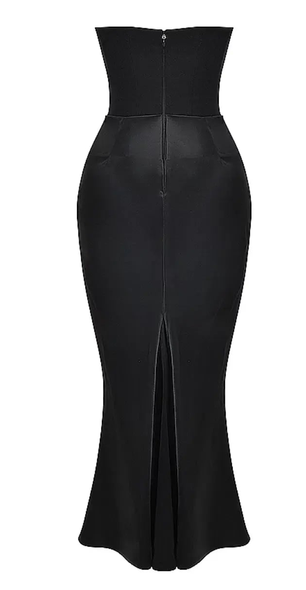 House of CB Persephone Strapless Corset Dress Black Size M / AU 10 photo 6