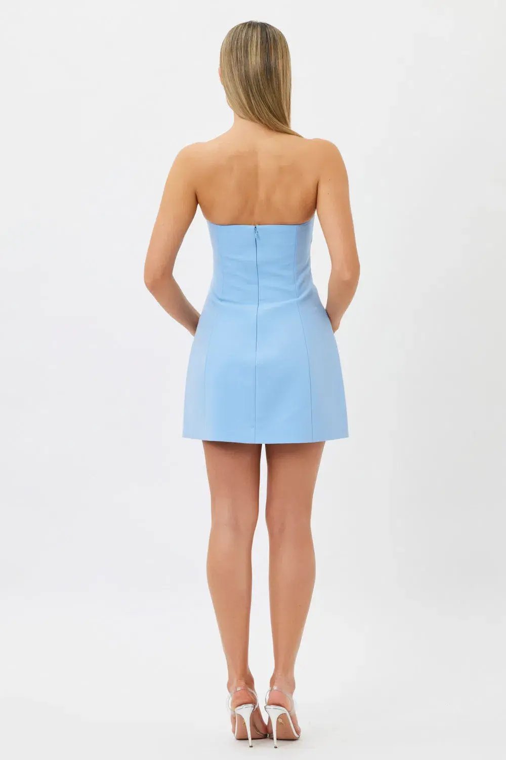 Bianca & Bridgett Inikia Mini Dress Blue Size 10 photo 3