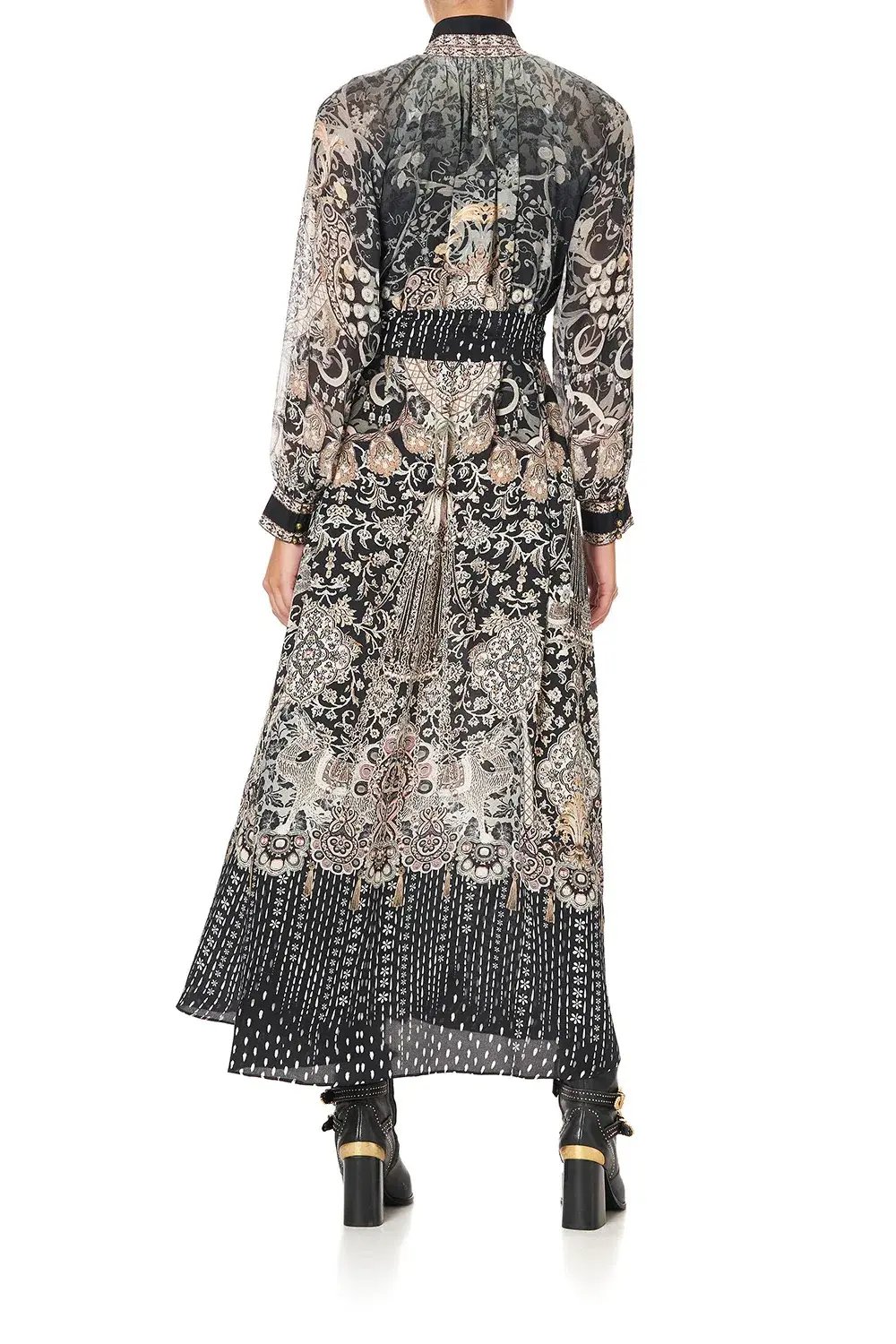 Camilla Raglan Sleeve Midi Shirt Dress Dust Her Off Size 14 photo 2