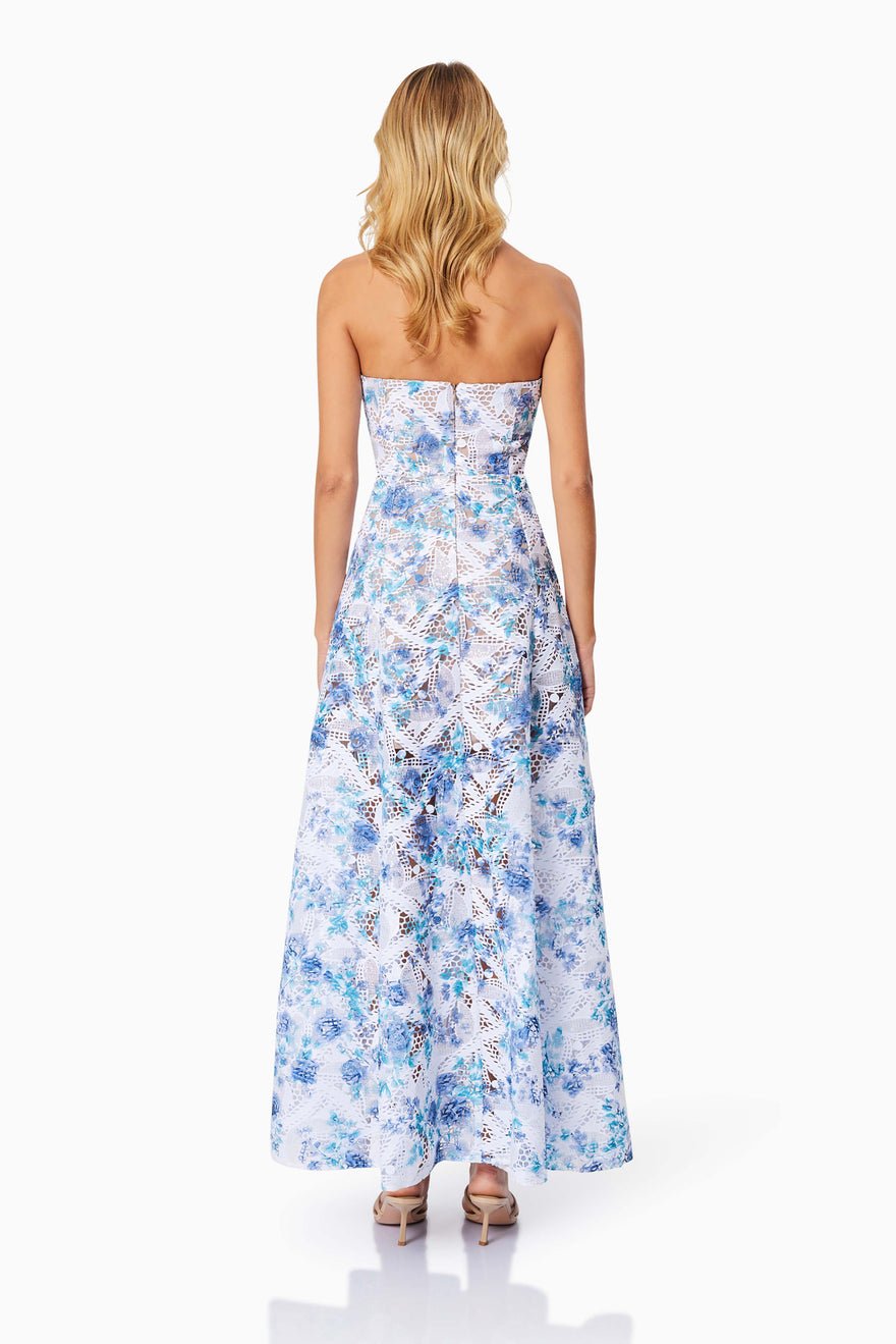 Elliatt Savannah Maxi Dress - Blue Multi photo 3