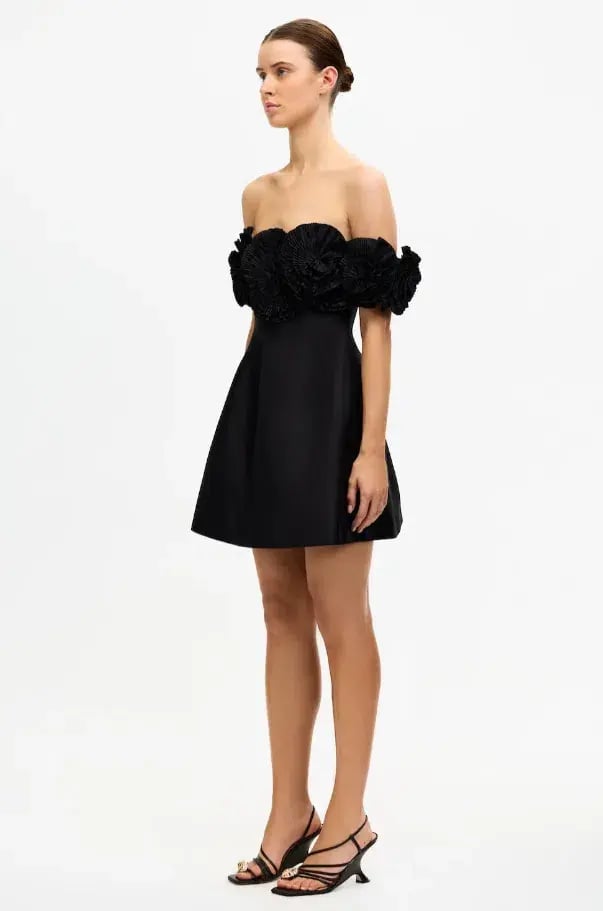 Acler Trusley Mini Dress Black Size 6 photo 2