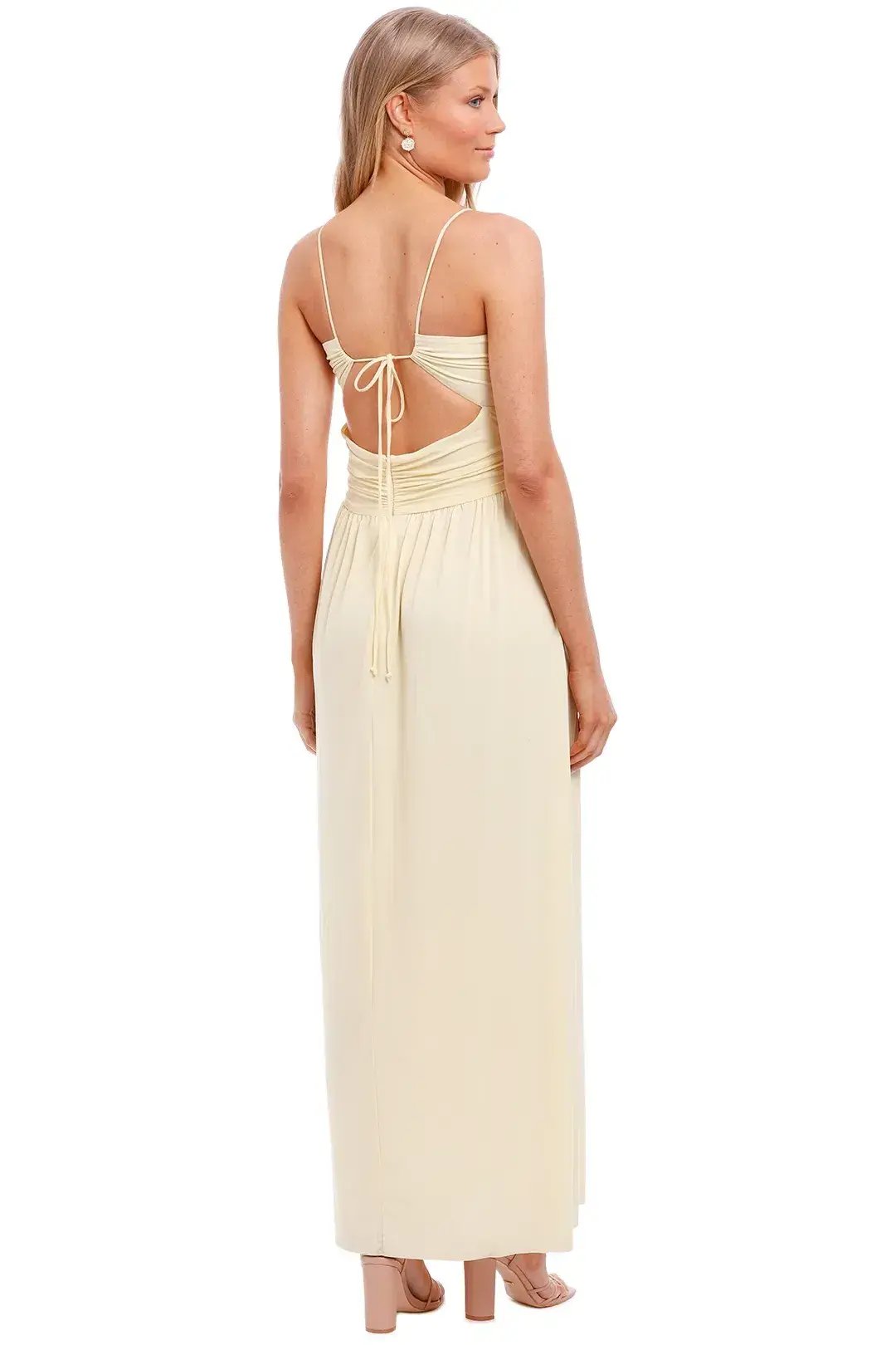Bec and Bridge Isla Midi Dress Yellow Size 6 photo 2