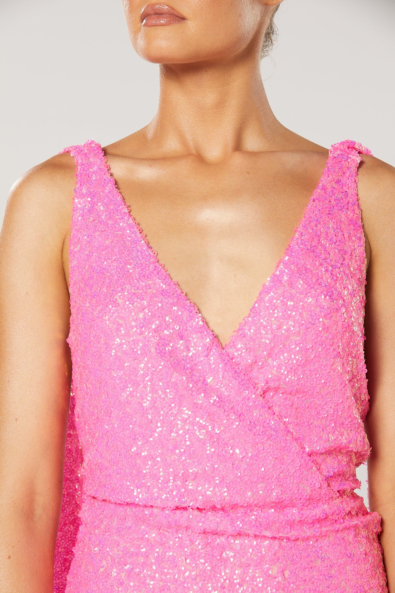 WINONA ZADI SASH DRESS - PINK photo 10