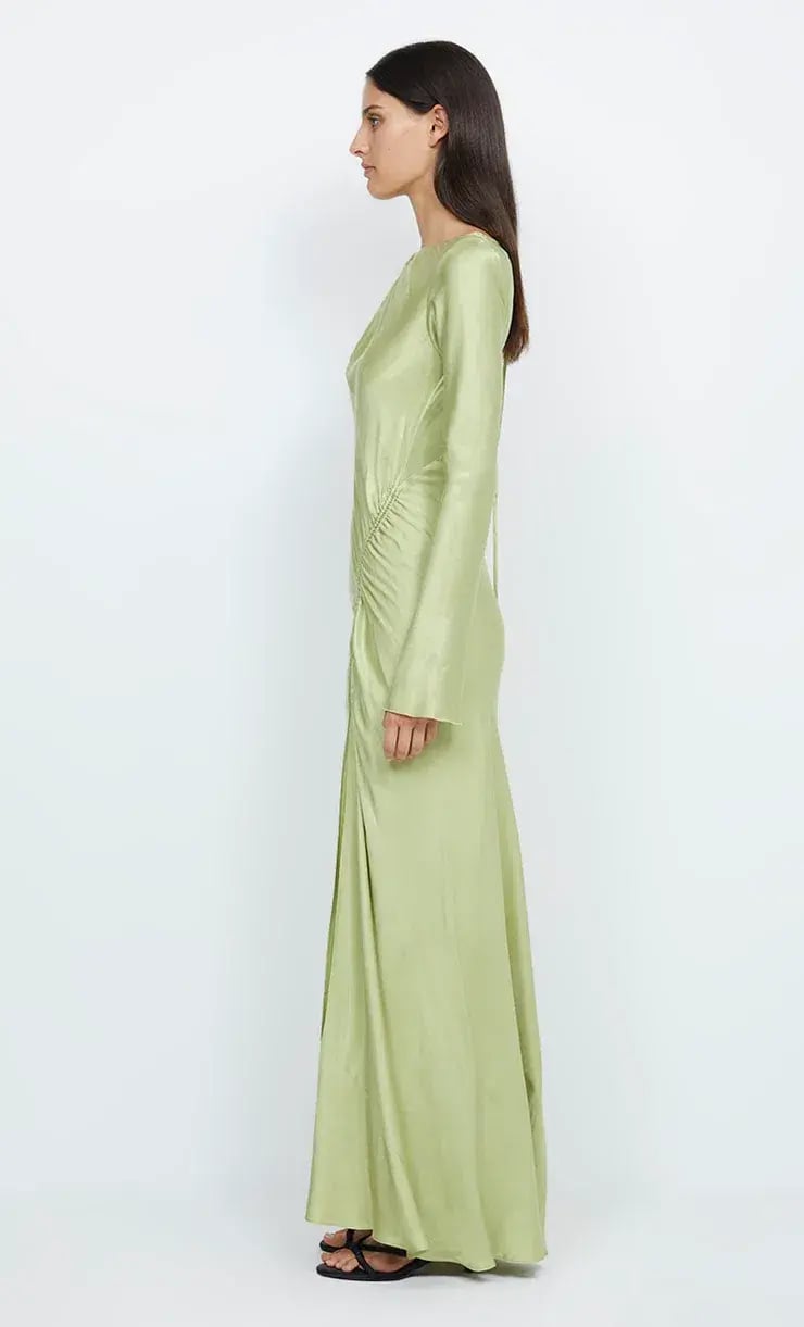 Bec & Bridge Kai Asym Maxi Dress Pear Size 10 photo 3