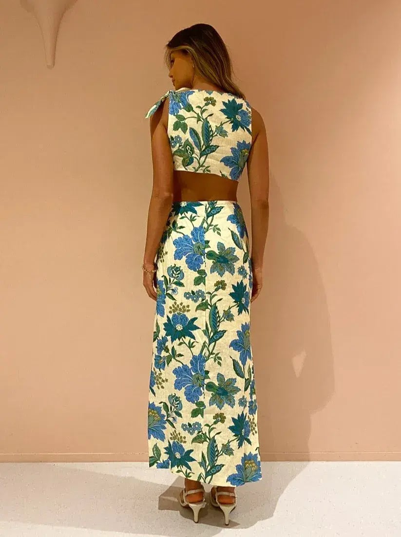 Sir the Label Alexandre Knot Dress in Marguerite Print Size 10 photo 9