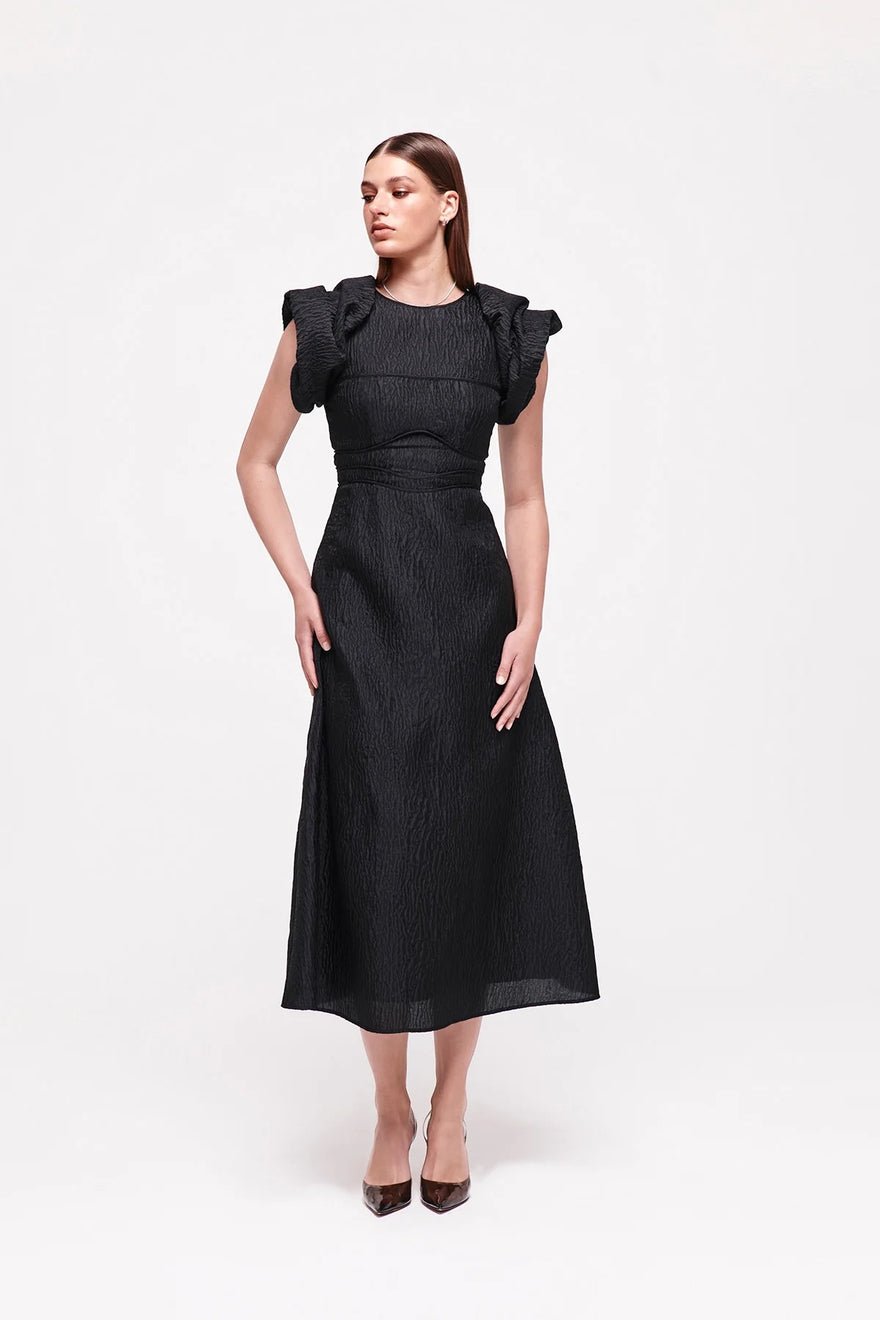 Rachel Gilbert Sophy Dress - Black photo 2