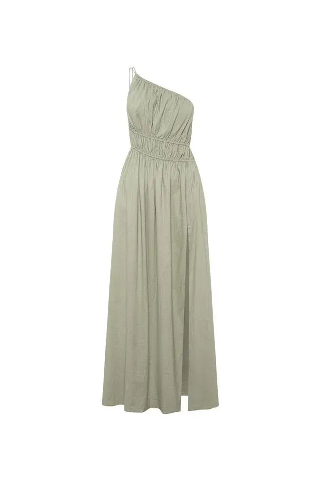 Camilla and Marc Sevilla Asymmetric Dress Green Size 6 photo 3