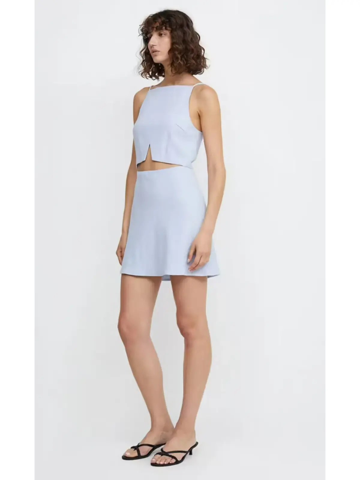 Bec & Bridge Kate Mini Dress Powder Blue Size XS / AU 6 photo 2