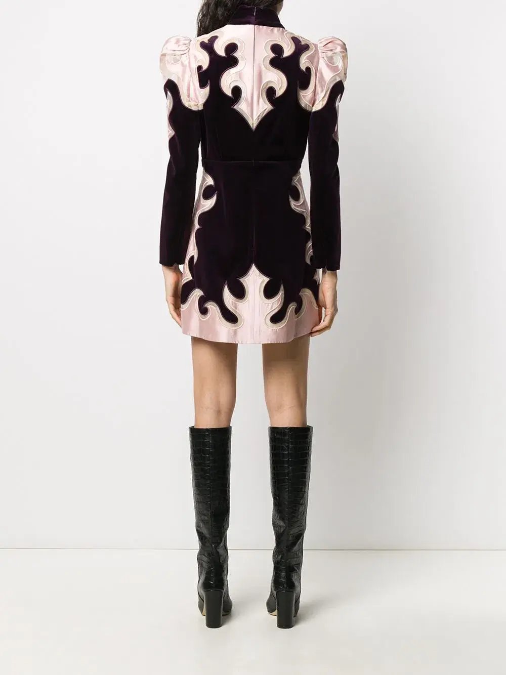 Zimmermann Ladybeetle Mystic Mini Dress Aubergine Size 2 / AU 12 photo 2