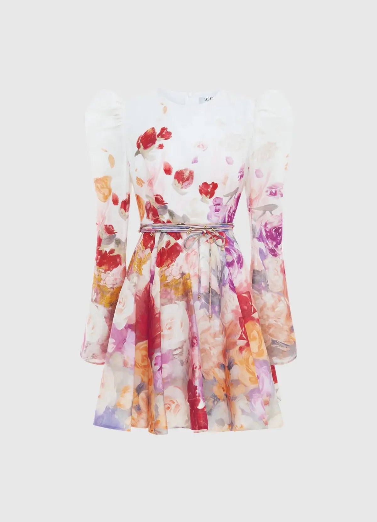 Leo Lin Jordyn Mini Dress Fleur Print Size 8 photo 4