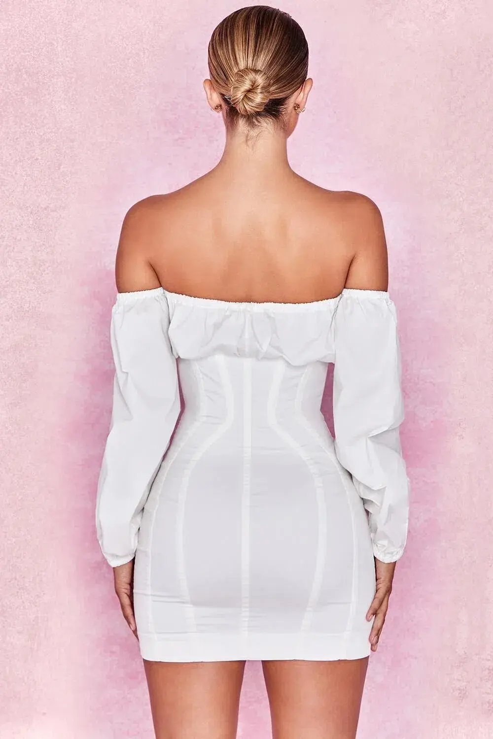 House of CB Arabella Mini Dress White Size L / Au 12 photo 3
