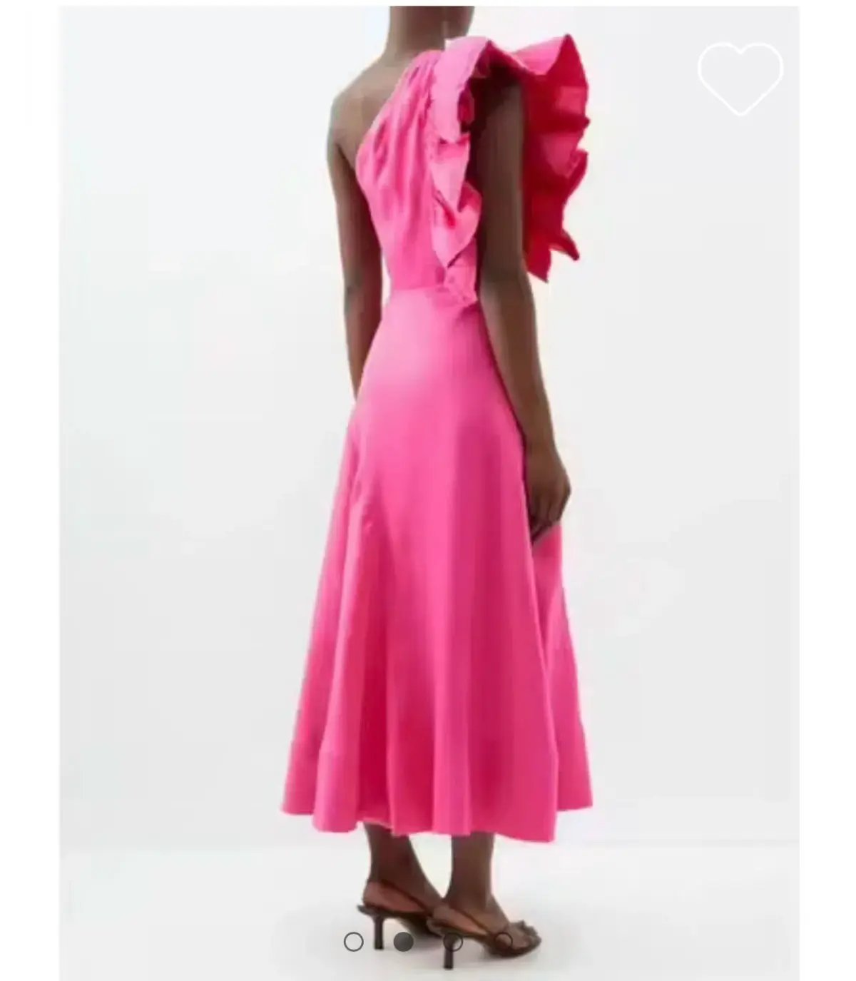 AJE Bonjour Asymmetric Midi Dress Fuschia Pink Size 16 photo 7