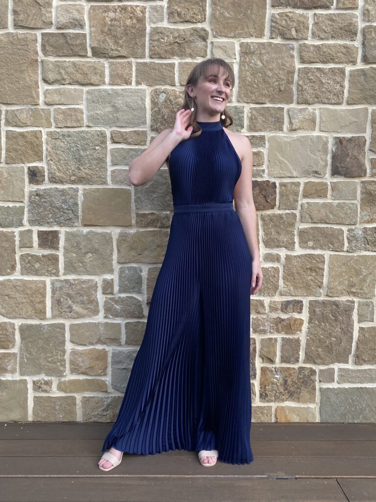 L'idée Cinema Jumpsuit Navy photo 3