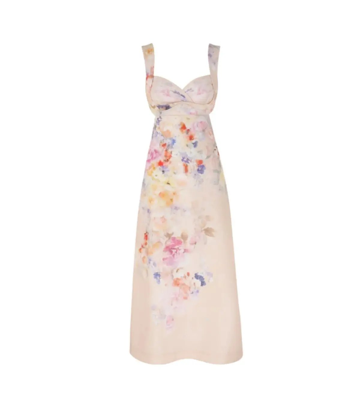 Zimmermann Crush Midi Dress in Pink Size AU 10 photo 2