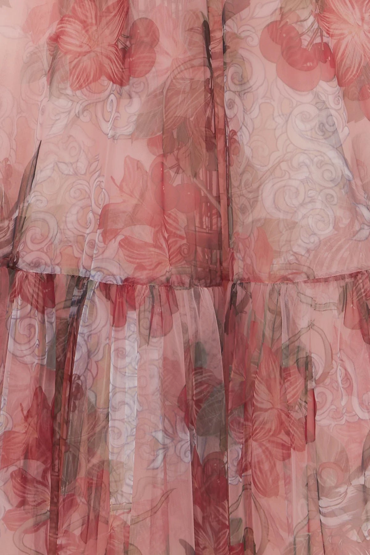 LEO LIN RAE BUSTIER MIDI DRESS - AZALEA PRINT IN FORTUNE photo 6