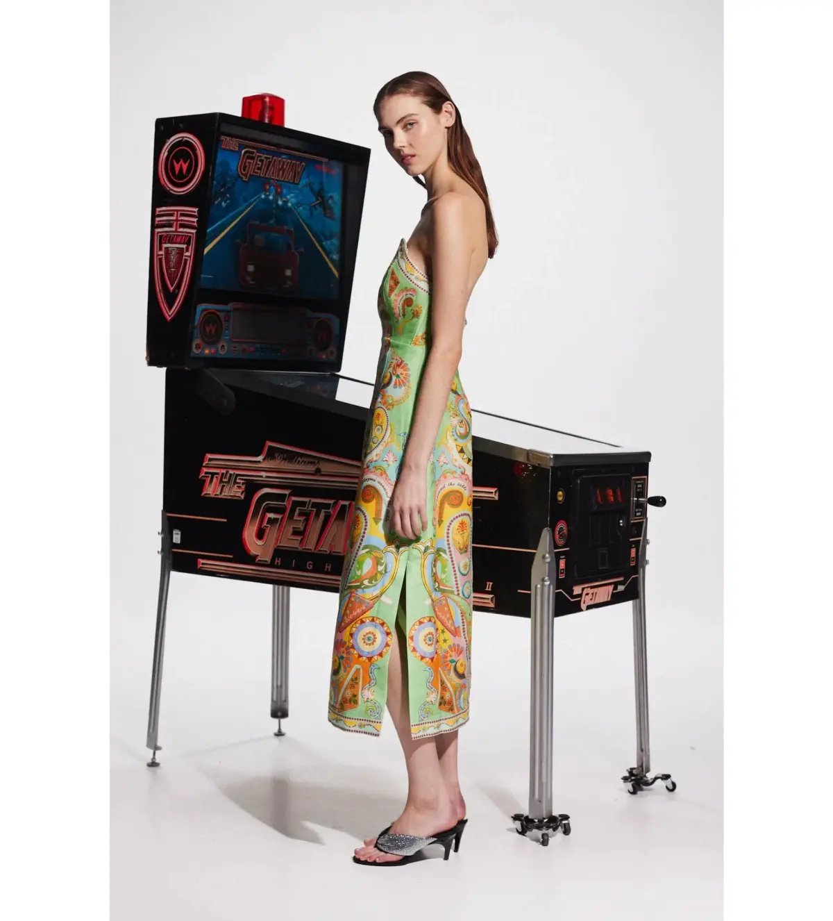 Alemais Pinball Bodice Dress Print Size 12 photo 2