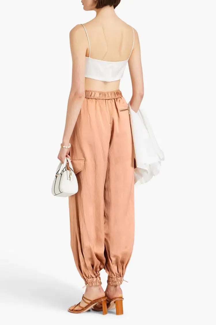 Zimmermann Wonderland Harem Cargo Pant Antique Rose Size 0 / AU 8 photo 2