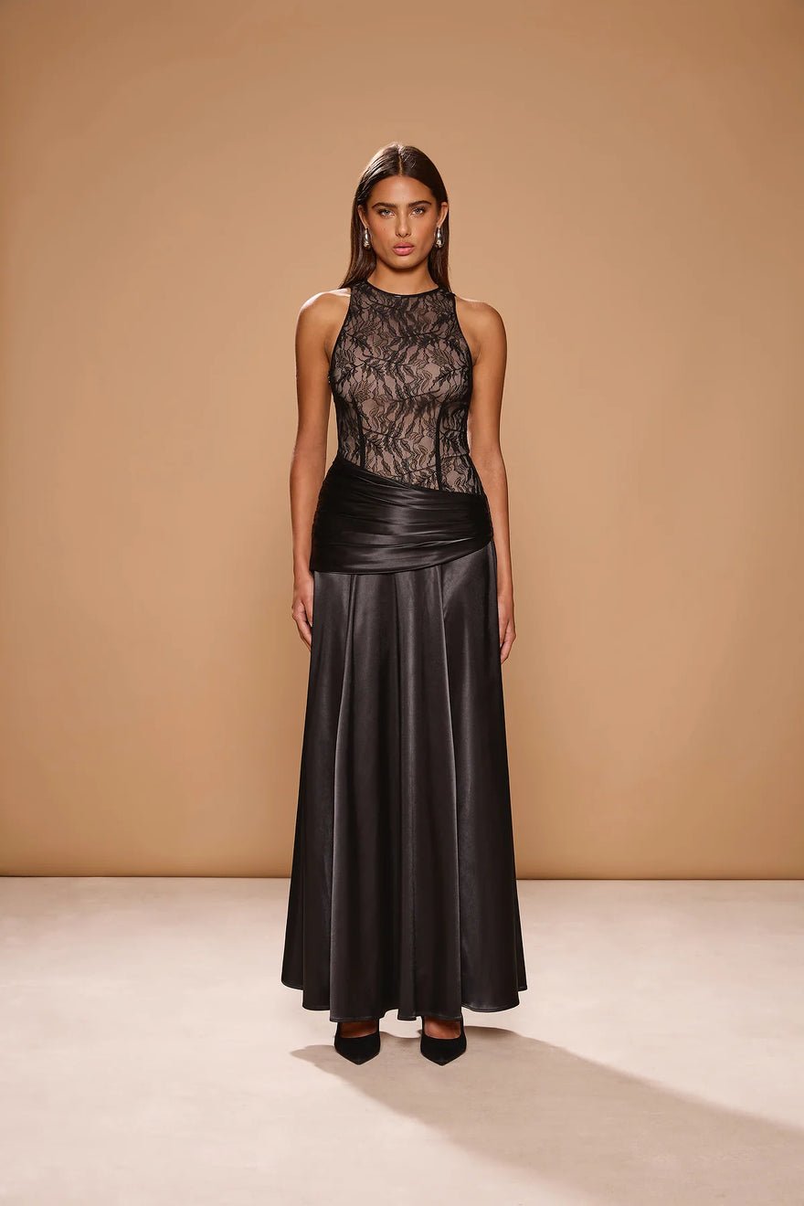 Sonya Dahlia Gown - Black photo 2
