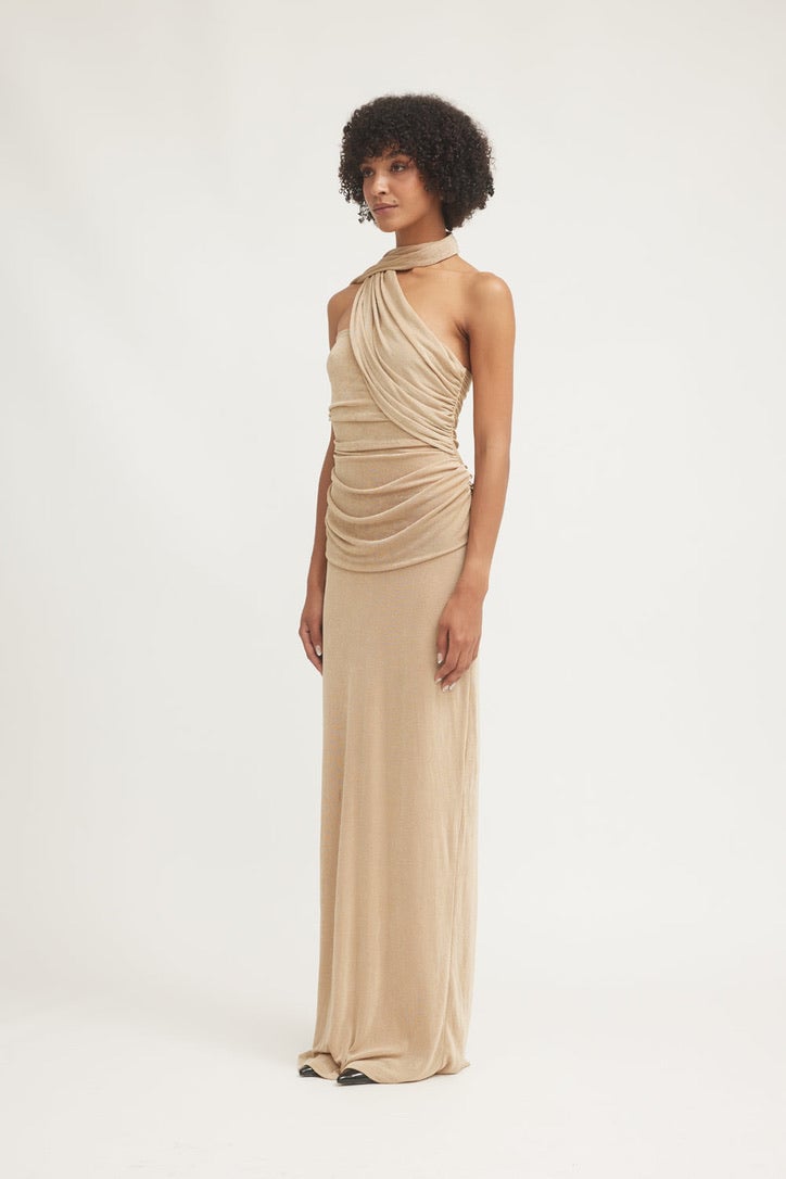 TOJHÀ IESHA DRESS - CHAMPAGNE BEIGE photo 4
