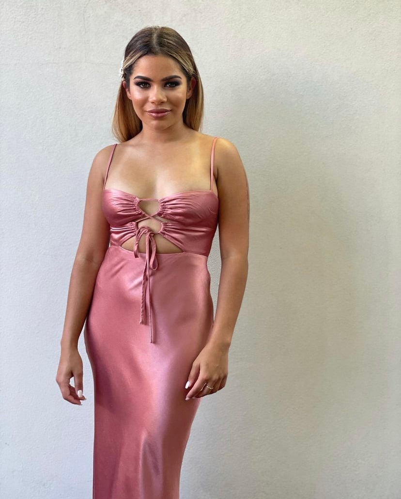 Shona Joy Eloise Lace Up Midi Dress photo 3