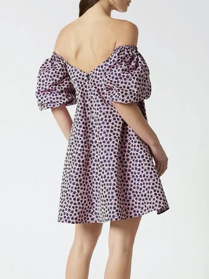 Scanlan Theodore Floral Trapeze Dress – Pink/Print (Size 8) photo 2