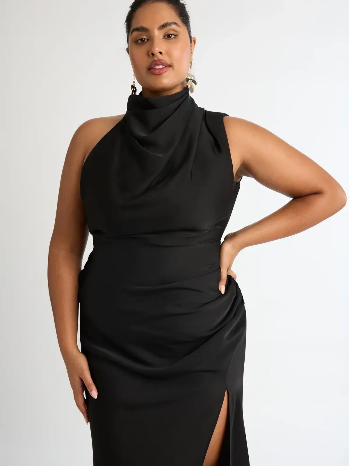 Sheike Venus Maxi Dress Black Size 16 photo 7
