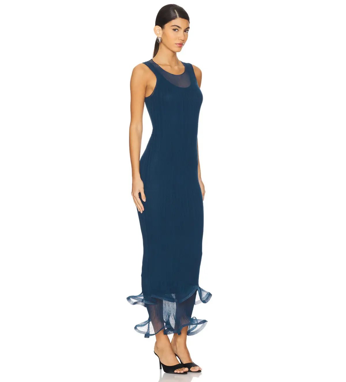 SIMKHAI Daniella Sleeveless Midi dress in Celestial Size 8/S photo 2