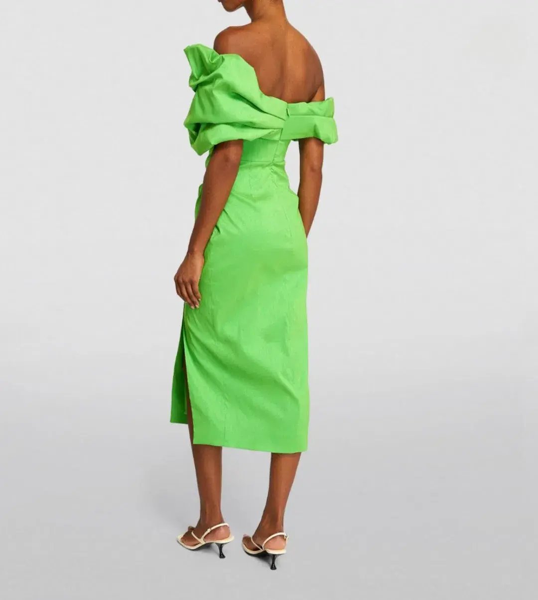 Rachel Gilbert Gia Midi Dress Green Size 5 / AU 16 photo 2