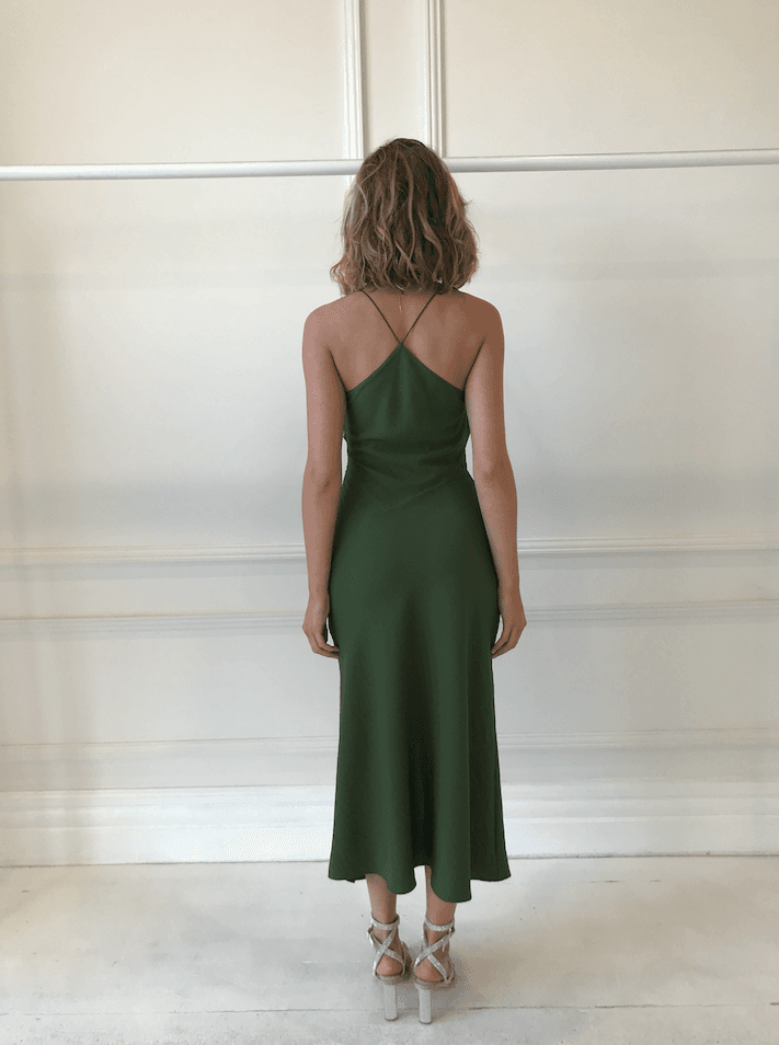 One Fell Swoop - Midi Muse Dress - Herb - Size 10 photo 3