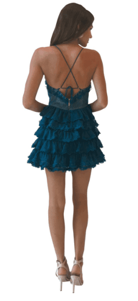 By Nicola Silver Linings Dress in Teal photo 2