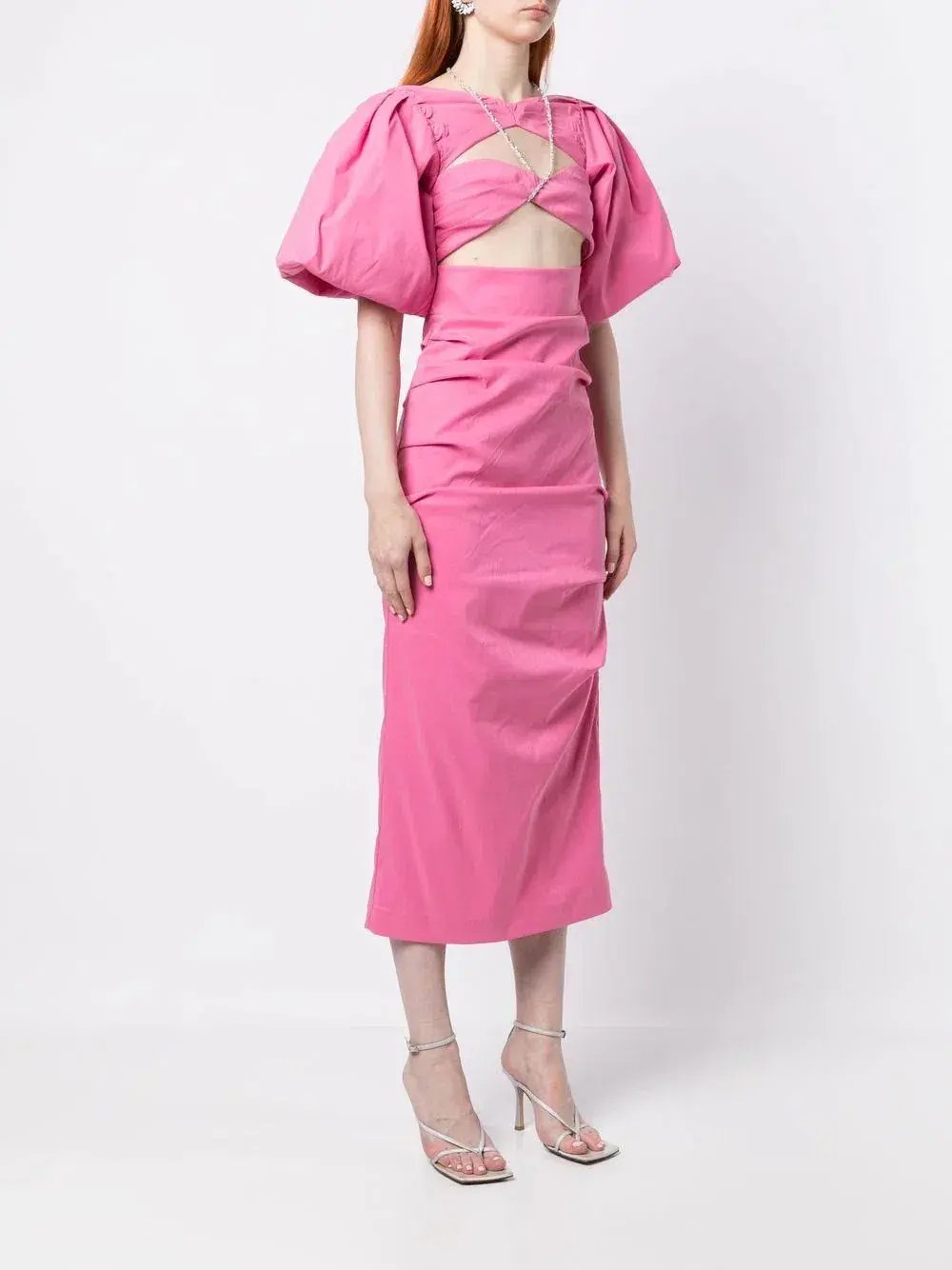 Rachel Gilbert Dahli Dress Pink Size 3/AU12 photo 3