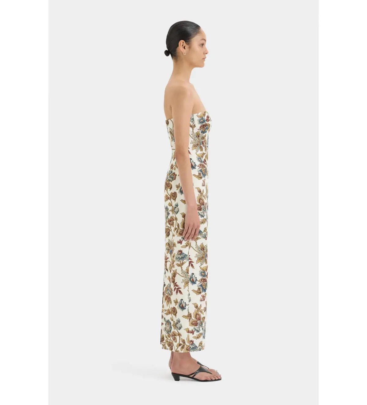 Sir the Label The Eleanora Column Midi Dress Viola Floral Print Size 2 / AU 10 photo 2