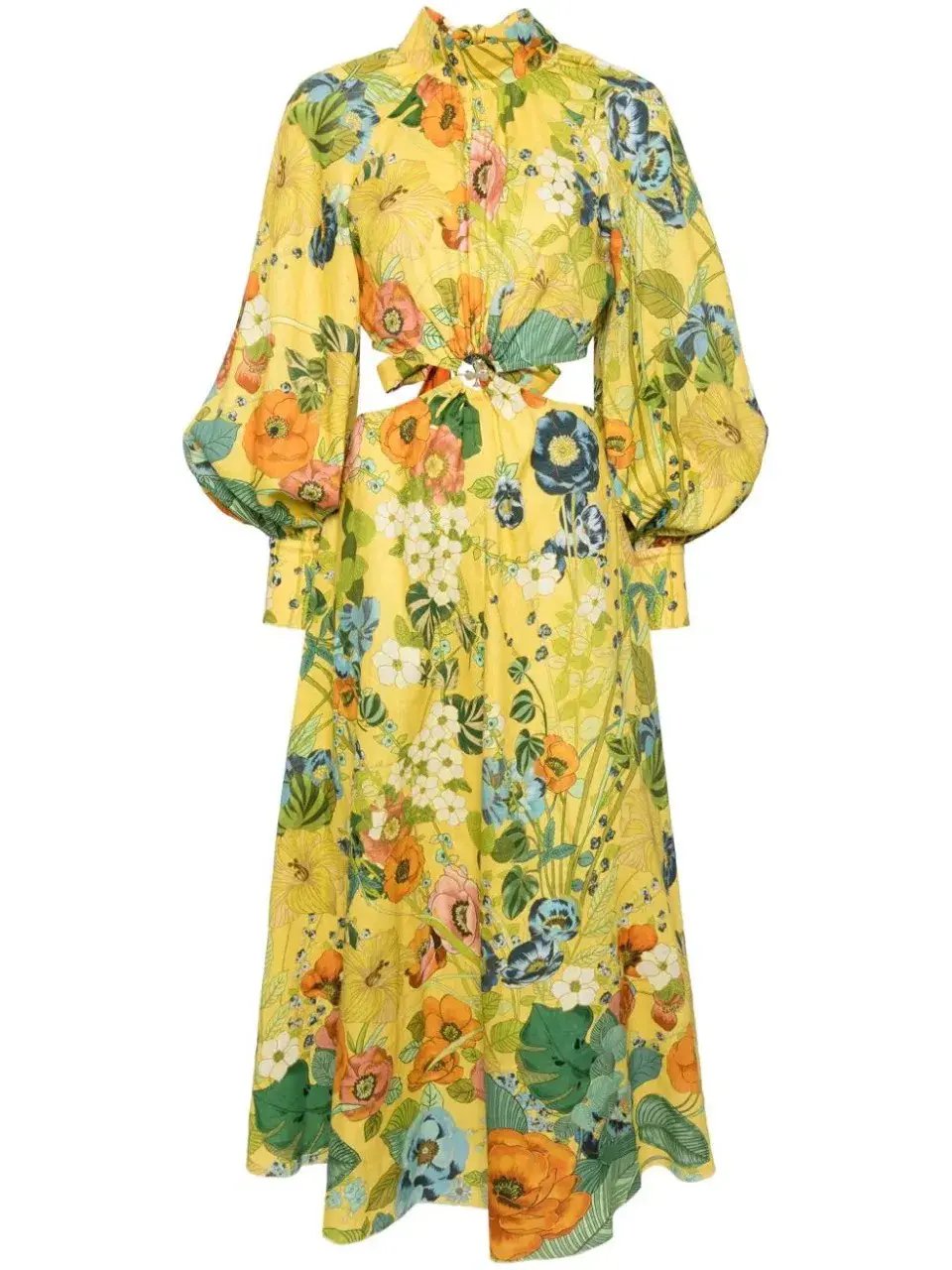 Alemais Cresida Cut Out Midi Dress Multi Size 10 photo 5