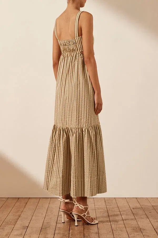 Shona Joy Hele Cut Out Ruched Midi Dress Print Size 10 photo 3