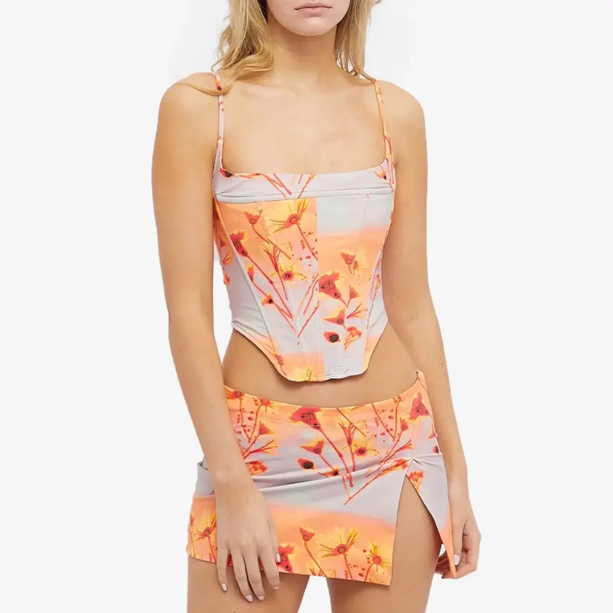 Miaou Venus Corset Floral Size M/ AU 12 photo 2