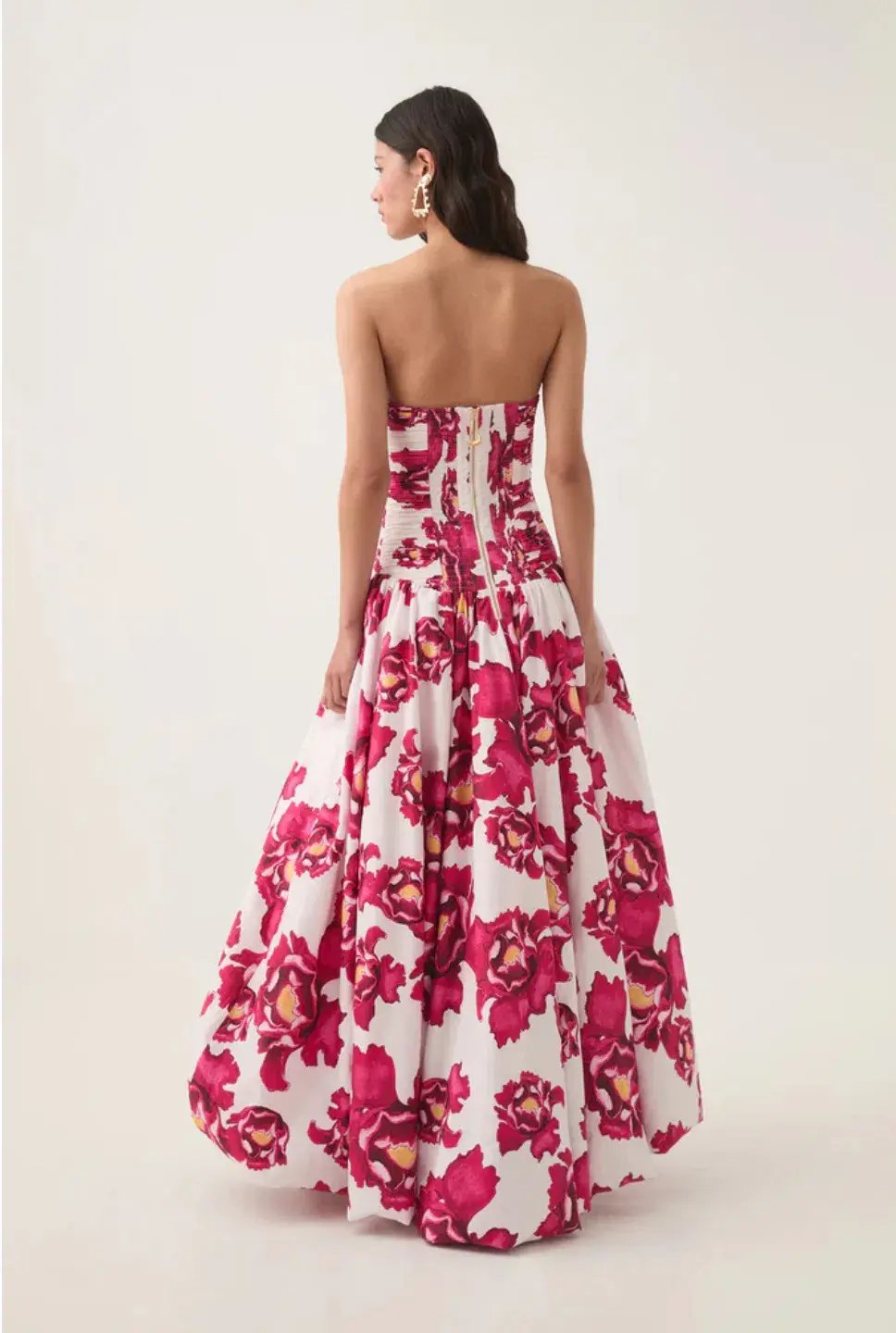 Aje Behold Maxi Dress Boldly Blooming Size 8 photo 3