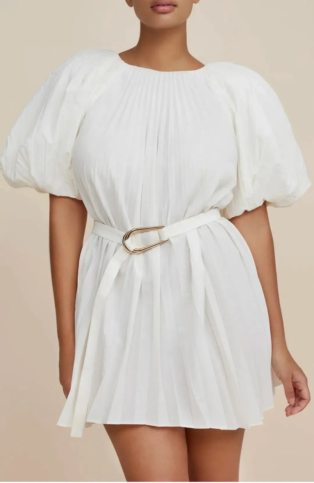 Acler Hudson Mini Dress in White Size 10 photo 4